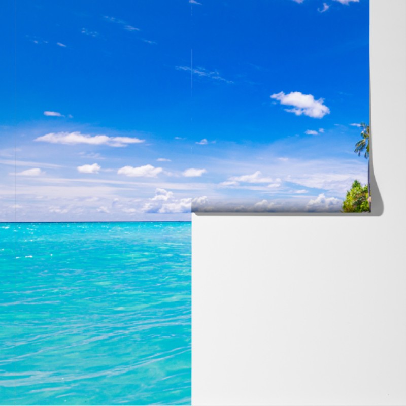 Fototapeta tropikalna turkusowa plaża – Wallissimo® Fototapeta tropikalna turkusowa plaża – Wallissimo®