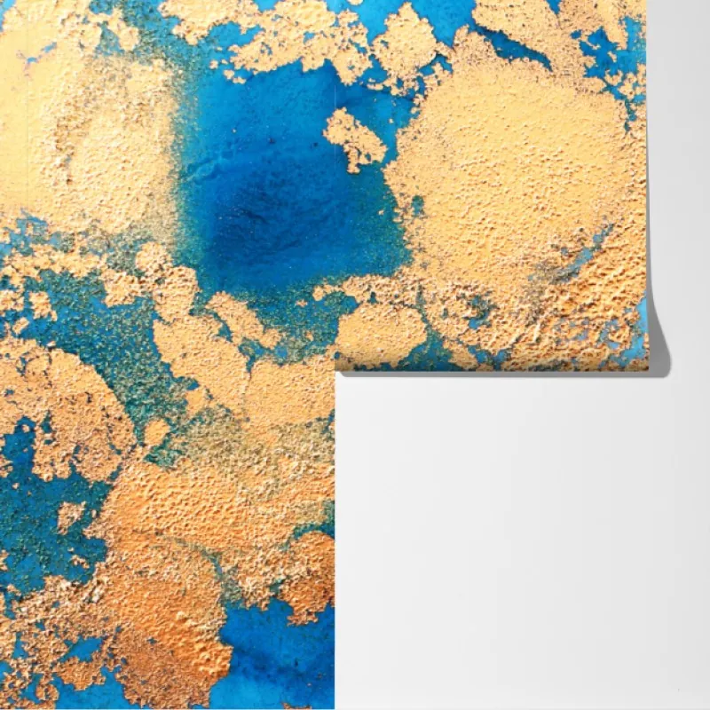 Fototapeta niebiesko-złota abstrakcyjna tekstura oceanu – Wallissimo® Fototapeta niebiesko-złota abstrakcyjna tekstura oceanu – Wallissimo®