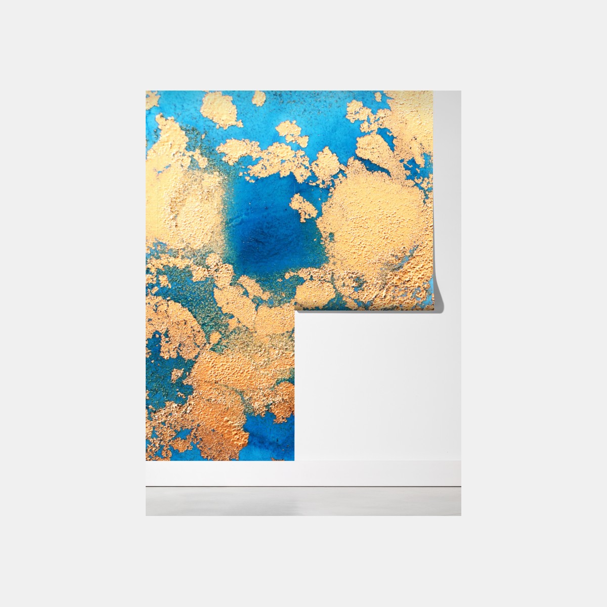 Fototapeta niebiesko-złota abstrakcyjna tekstura oceanu – Wallissimo® Fototapeta niebiesko-złota abstrakcyjna tekstura oceanu – Wallissimo®