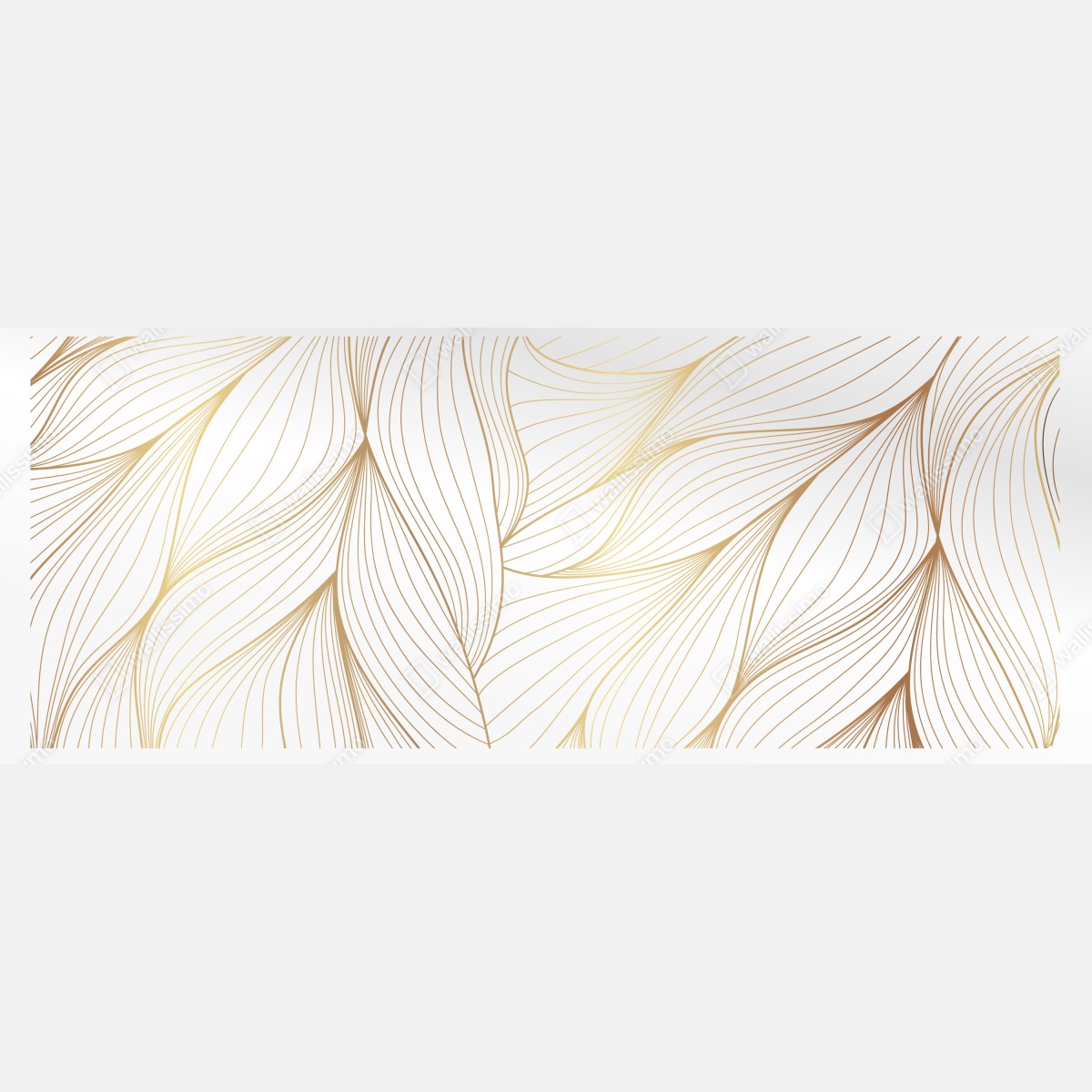 Fototapeta złote płynne linie abstrakcyjny wzór – Wallissimo® Fototapeta złote płynne linie abstrakcyjny wzór – Wallissimo®