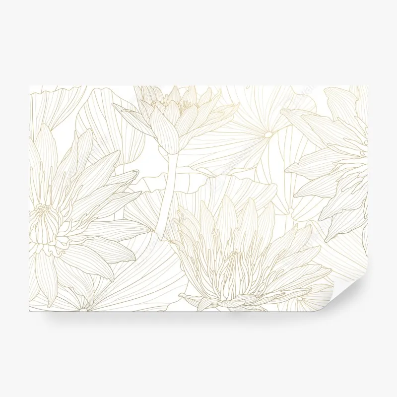 Fototapeta tropikalny turkusowy motyw dżungli – Wallissimo®