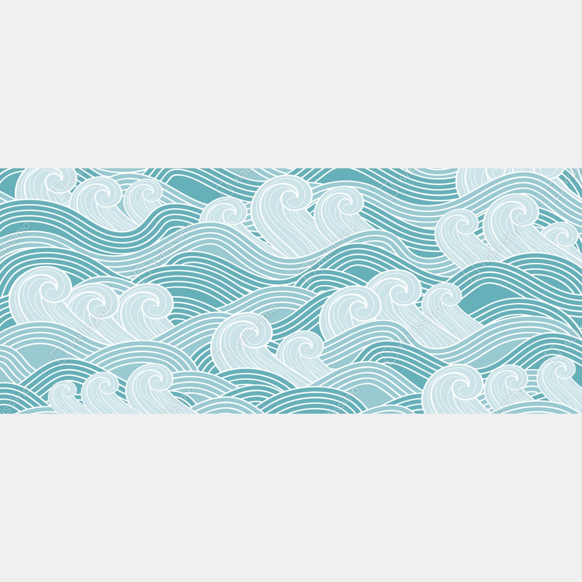 Fototapeta spokojny turkusowy wzór fal – Wallissimo® Fototapeta spokojny turkusowy wzór fal – Wallissimo®