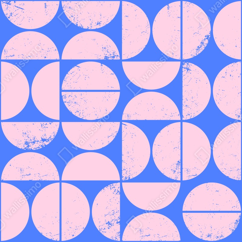 Fototapeta pastelowy geometryczny wzór z kołami – Wallissimo® Fototapeta pastelowy geometryczny wzór z kołami – Wallissimo®