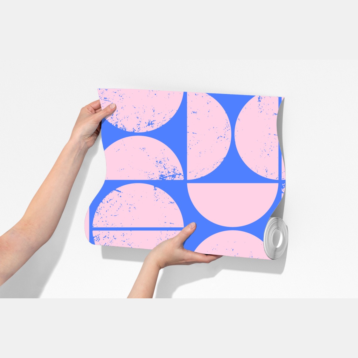 Fototapeta pastelowy geometryczny wzór z kołami – Wallissimo® Fototapeta pastelowy geometryczny wzór z kołami – Wallissimo®