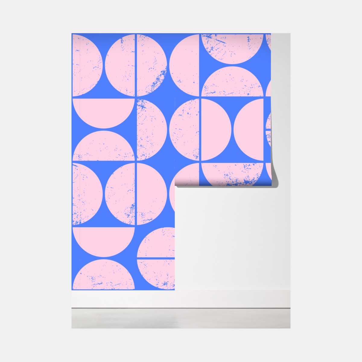 Fototapeta pastelowy geometryczny wzór z kołami – Wallissimo® Fototapeta pastelowy geometryczny wzór z kołami – Wallissimo®