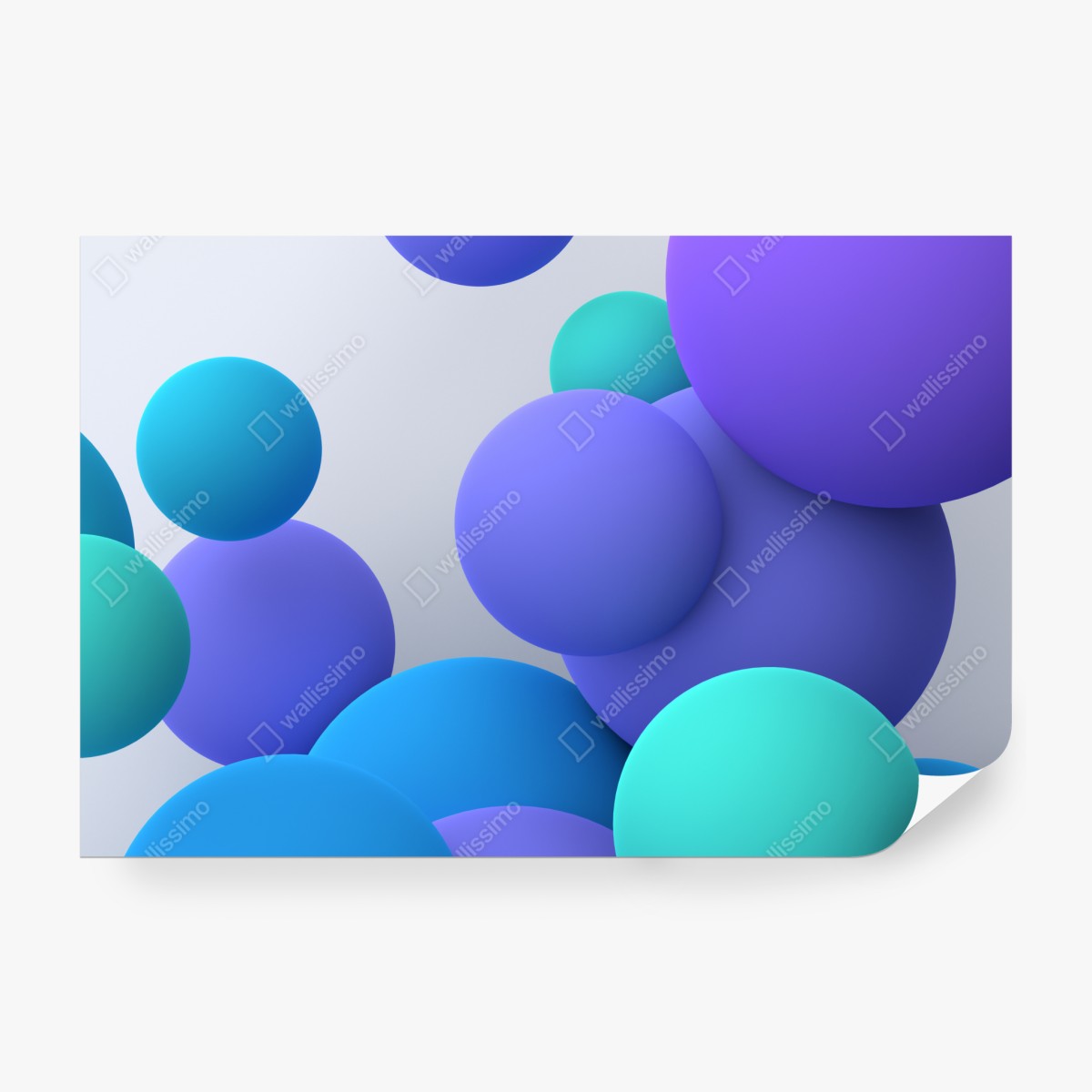 Fototapeta kolorowe pływające kule 3d abstrakcja – Wallissimo® Fototapeta kolorowe pływające kule 3d abstrakcja – Wallissimo®