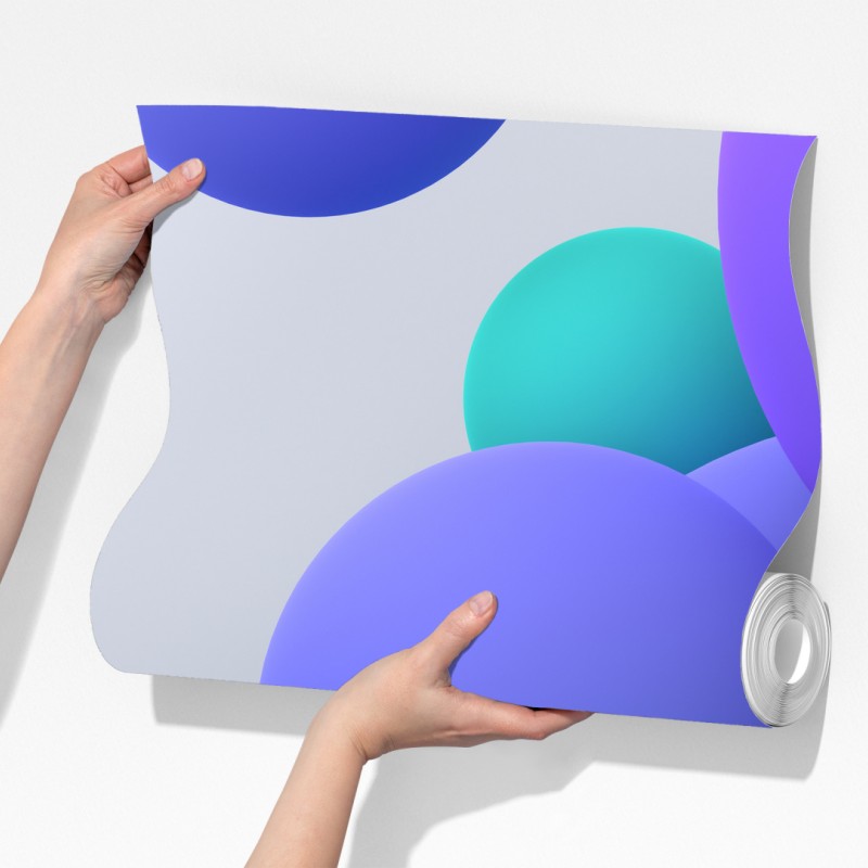 Fototapeta kolorowe pływające kule 3d abstrakcja – Wallissimo® Fototapeta kolorowe pływające kule 3d abstrakcja – Wallissimo®