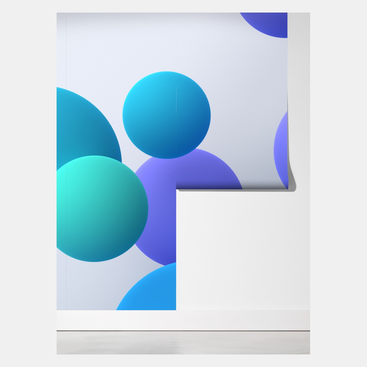 Fototapeta kolorowe pływające kule 3d abstrakcja – Wallissimo® Fototapeta kolorowe pływające kule 3d abstrakcja – Wallissimo®