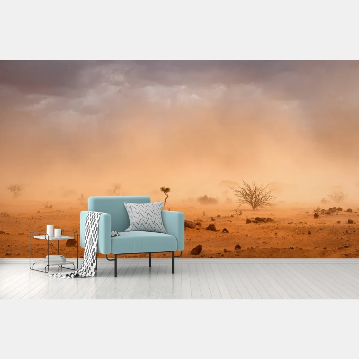 Fototapeta burza piaskowa nad Dollo Ado, Etiopia – Wallissimo® Fototapeta burza piaskowa nad Dollo Ado, Etiopia – Wallissimo®