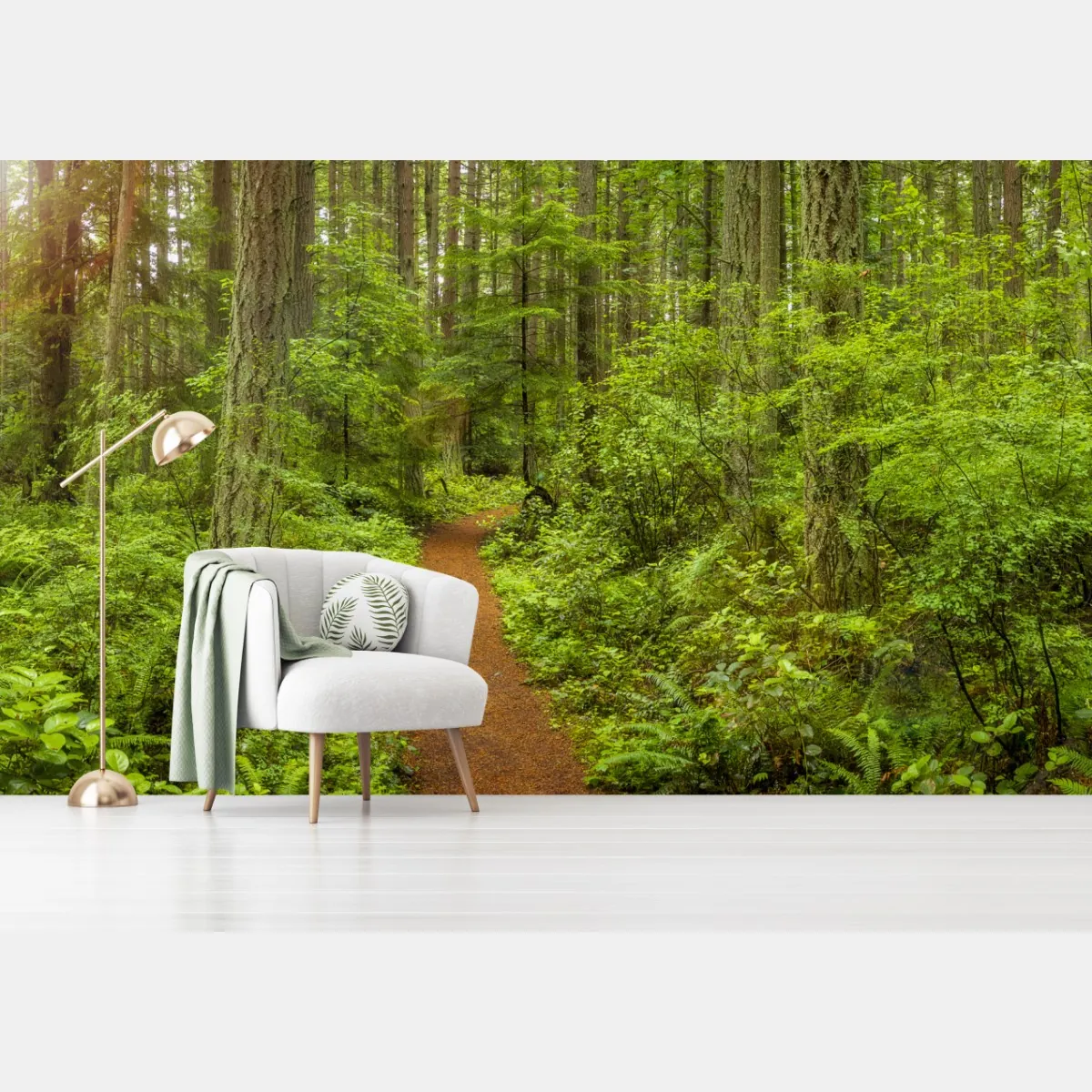 Fototapeta spokojna leśna ścieżka – Wallissimo® Fototapeta spokojna leśna ścieżka – Wallissimo®