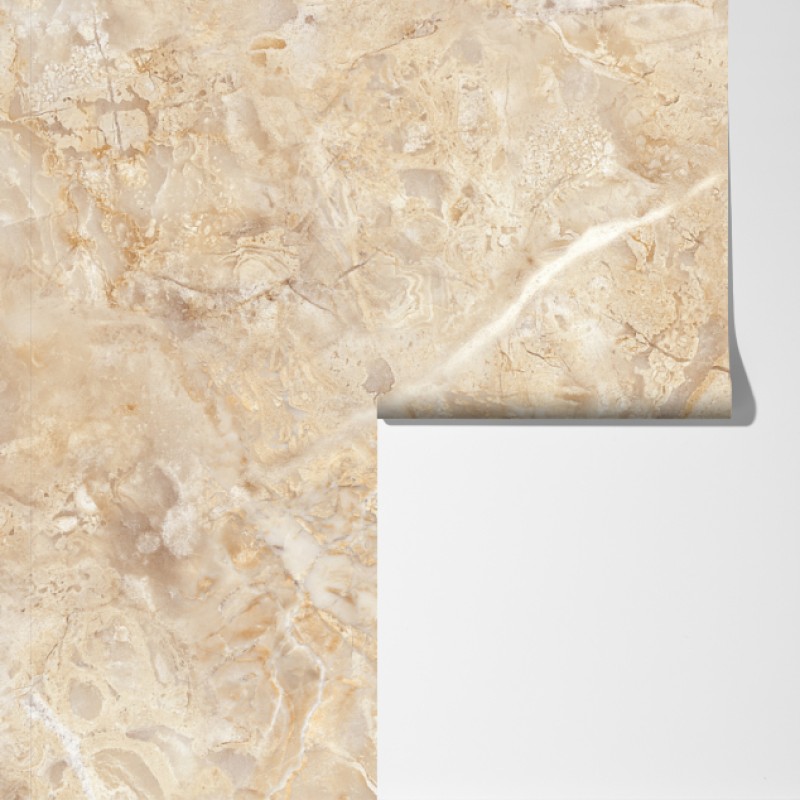 Fototapeta beżowa tekstura marmuru z naturalnymi żyłami – Wallissimo® Fototapeta beżowa tekstura marmuru z naturalnymi żyłami – Wallissimo®