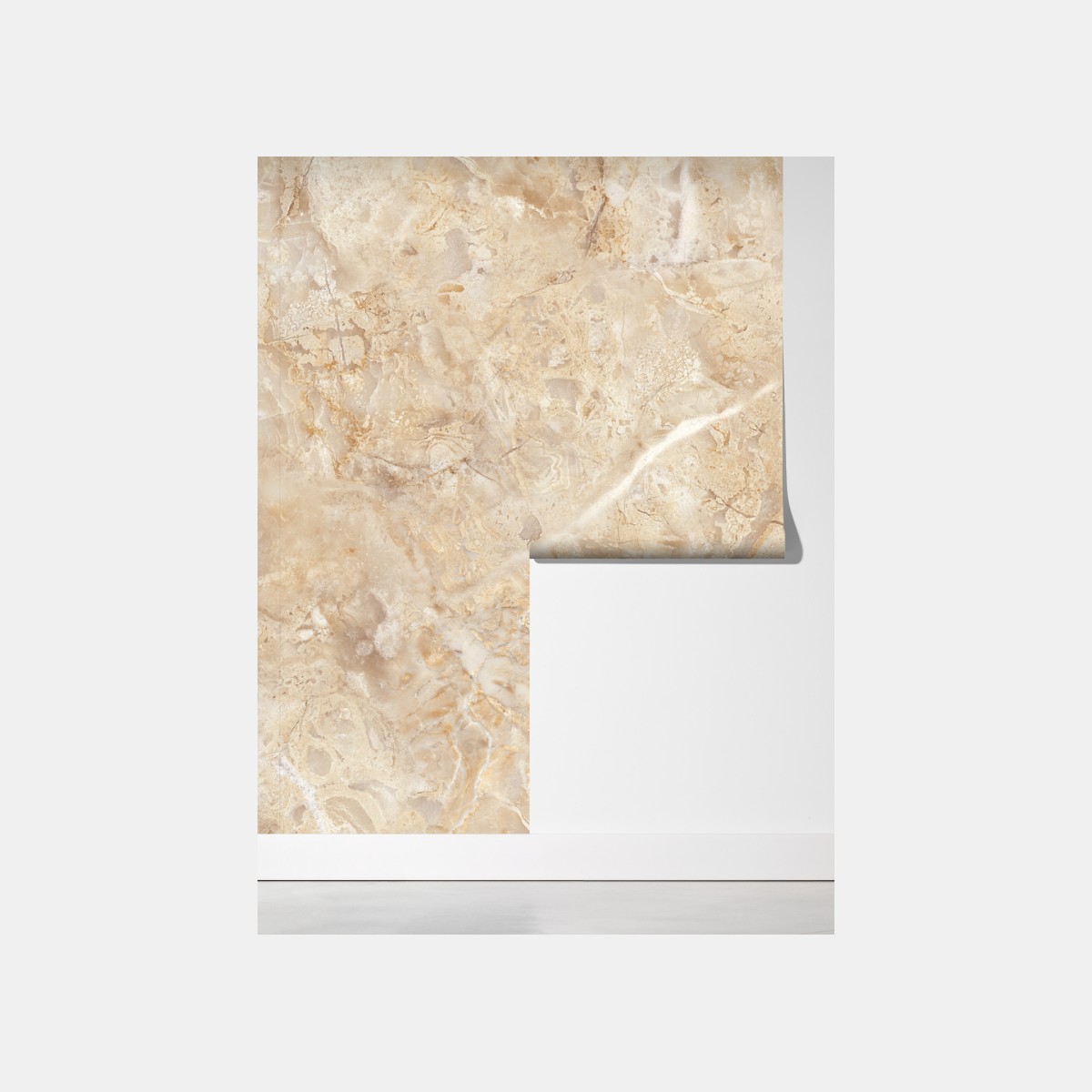 Fototapeta beżowa tekstura marmuru z naturalnymi żyłami – Wallissimo® Fototapeta beżowa tekstura marmuru z naturalnymi żyłami – Wallissimo®