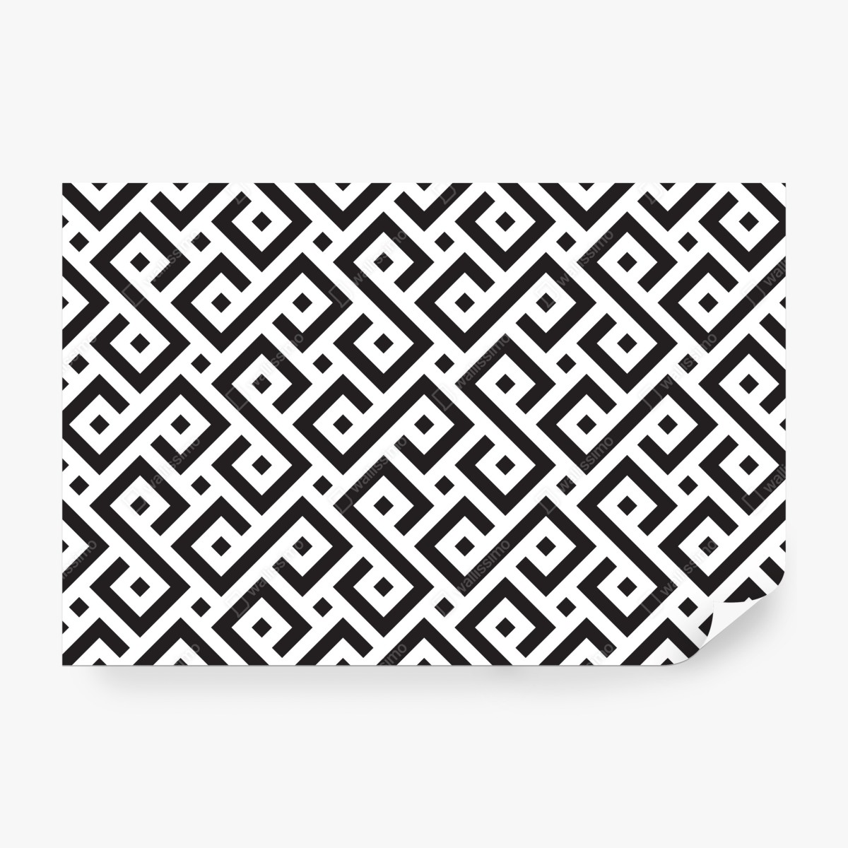 Fototapeta ponadczasowy czarno-biały geometryczny wzór – Wallissimo® Fototapeta ponadczasowy czarno-biały geometryczny wzór – Wallissimo®
