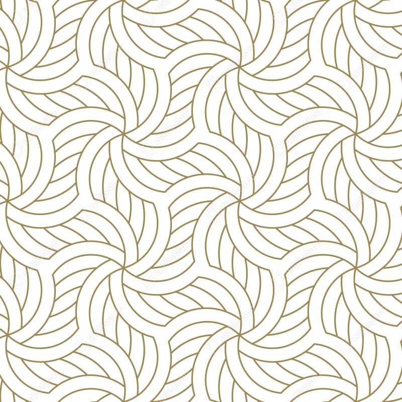 Fototapeta złoty geometryczny wzór spiralny – Wallissimo® Fototapeta złoty geometryczny wzór spiralny – Wallissimo®