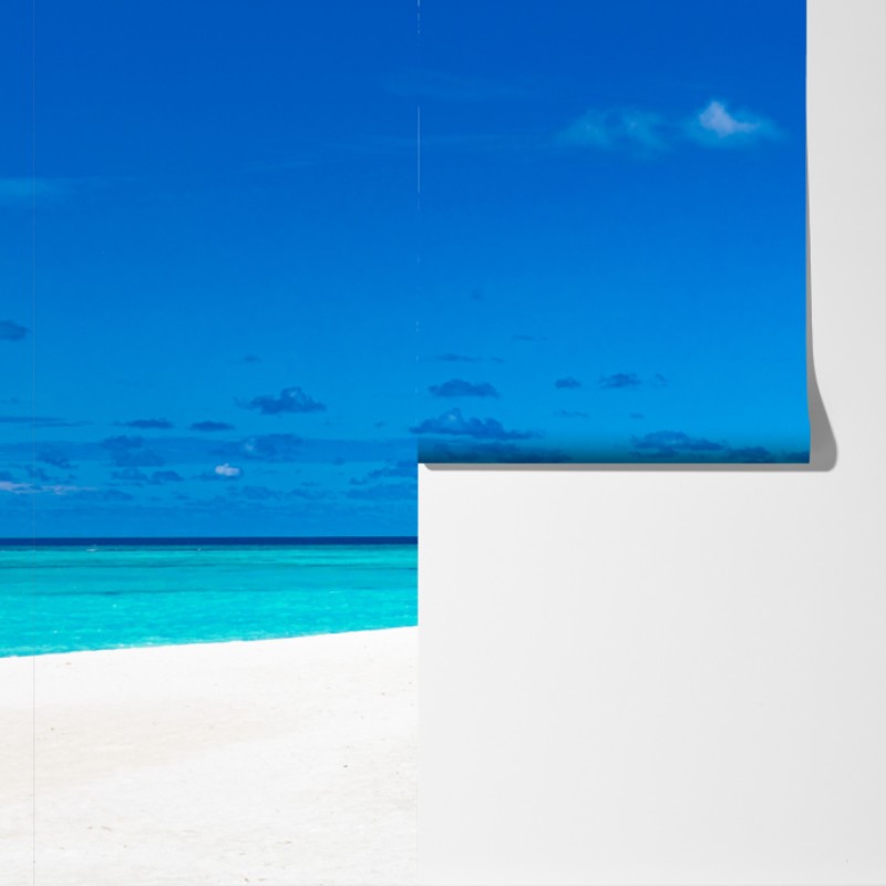 Fototapeta tropikalna turkusowa plaża – Wallissimo® Fototapeta tropikalna turkusowa plaża – Wallissimo®