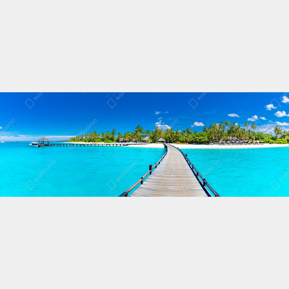 Fototapeta tropikalna turkusowa plaża – Wallissimo® Fototapeta tropikalna turkusowa plaża – Wallissimo®