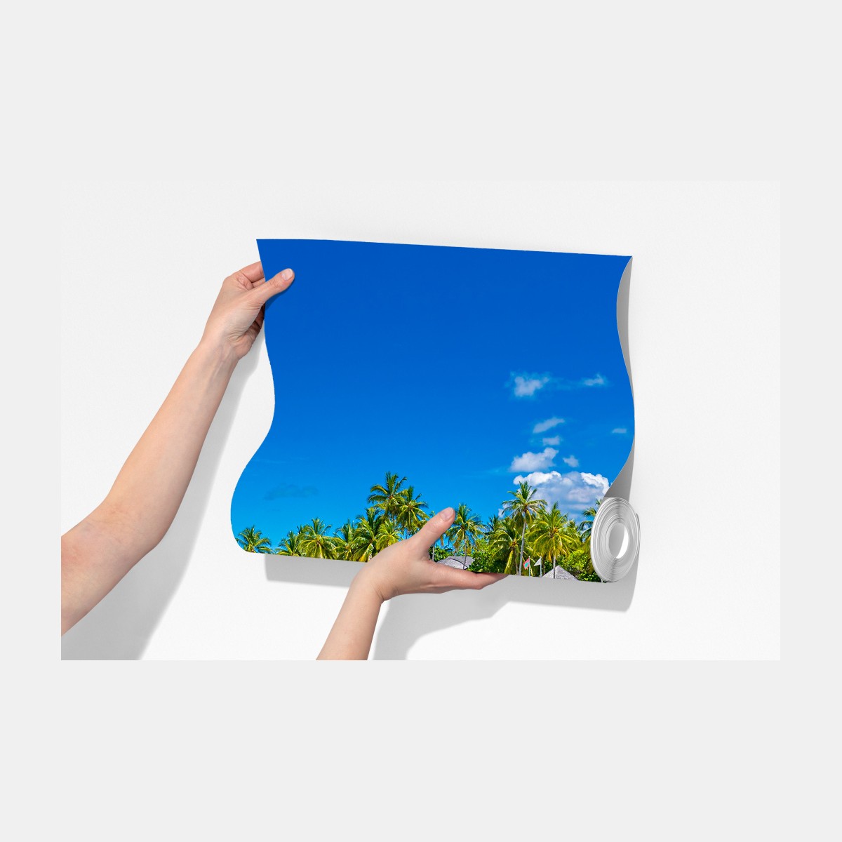 Fototapeta tropikalna turkusowa plaża – Wallissimo® Fototapeta tropikalna turkusowa plaża – Wallissimo®