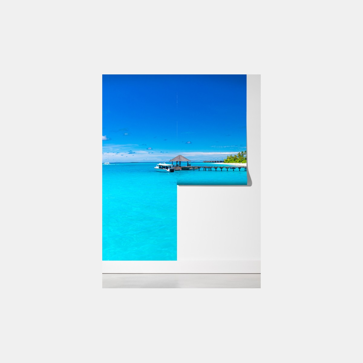 Fototapeta tropikalna turkusowa plaża – Wallissimo® Fototapeta tropikalna turkusowa plaża – Wallissimo®