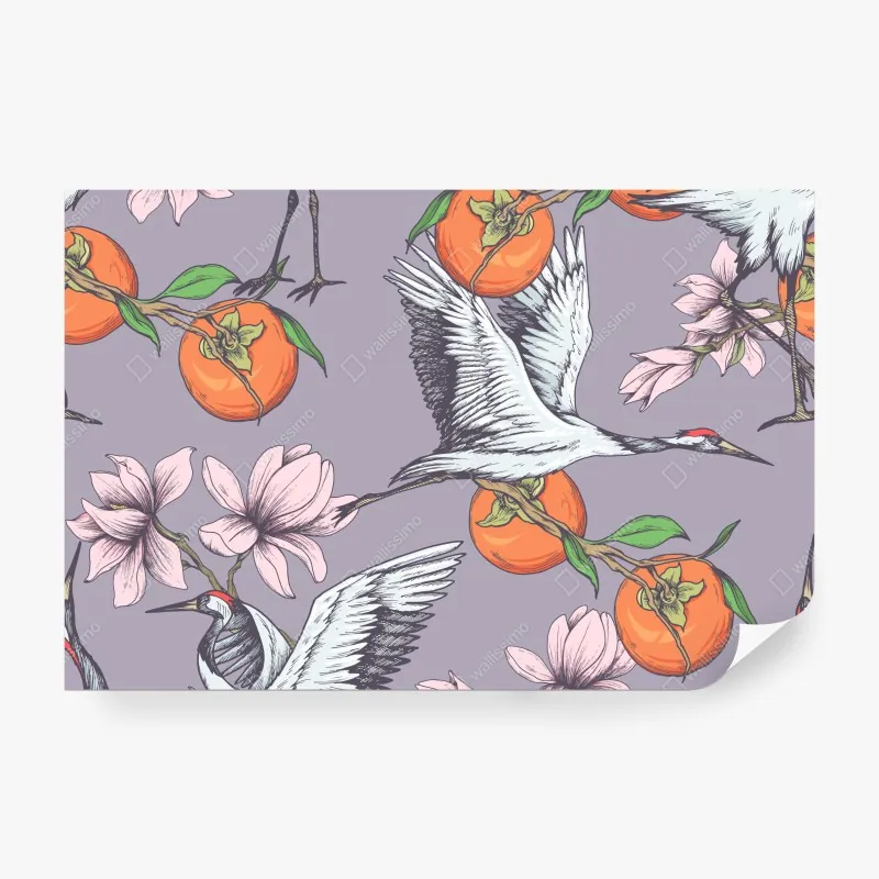 Fototapeta mglisty poranek w lesie – Wallissimo®