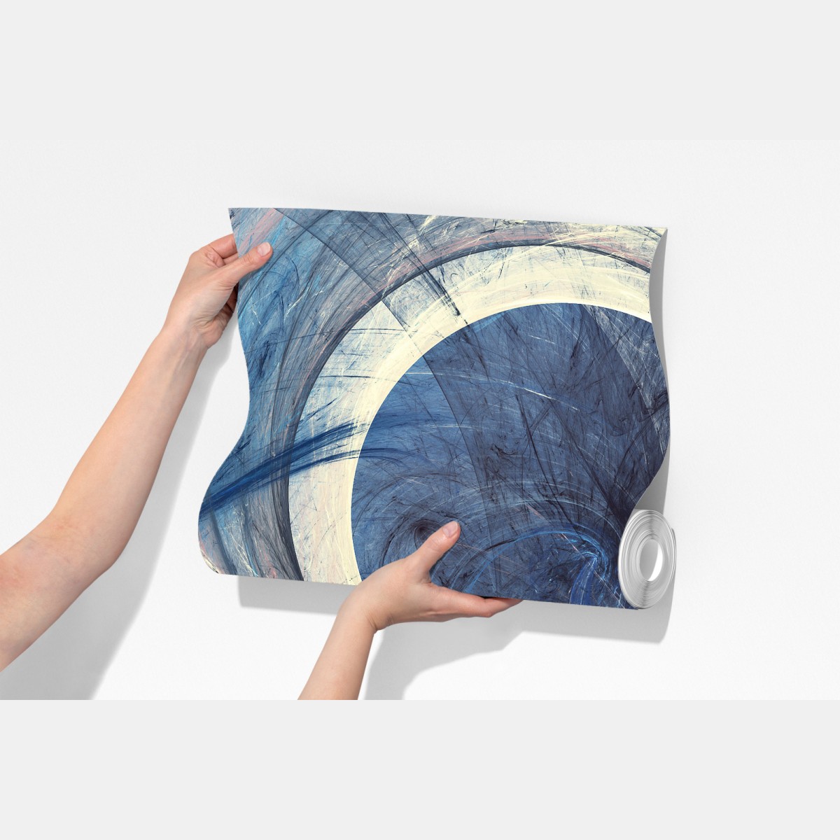 Fototapeta niebieski fraktalowy wir – Wallissimo® Fototapeta niebieski fraktalowy wir – Wallissimo®