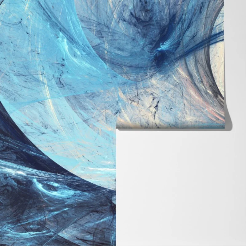 Fototapeta niebieski fraktalowy wir – Wallissimo® Fototapeta niebieski fraktalowy wir – Wallissimo®