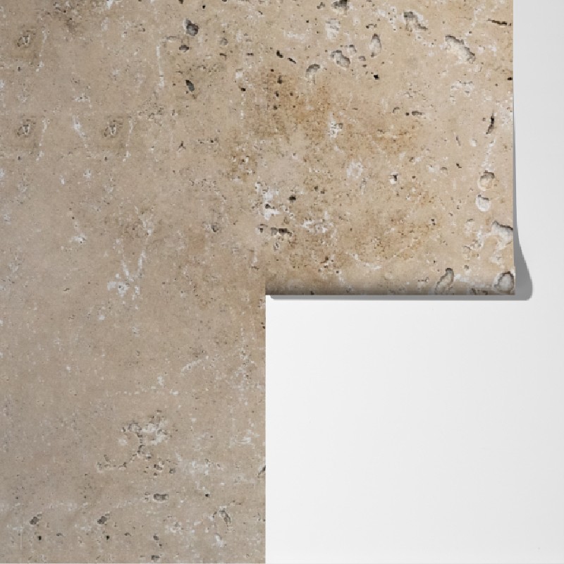 Fototapeta beżowa tekstura kamienia travertynu – Wallissimo® Fototapeta beżowa tekstura kamienia travertynu – Wallissimo®