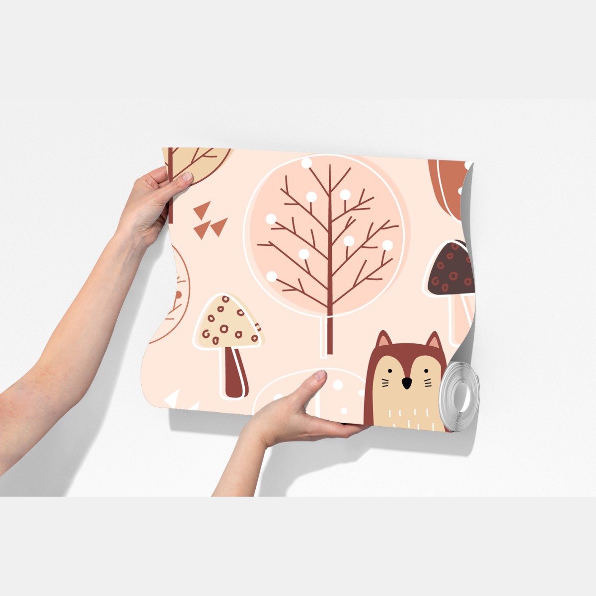 Fototapeta wzór z lisami do pokoju dziecięcego – Wallissimo® Fototapeta wzór z lisami do pokoju dziecięcego – Wallissimo®