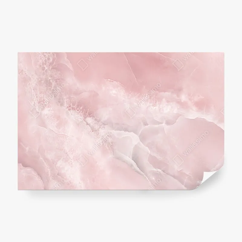 Wall mural soft pink marble texture