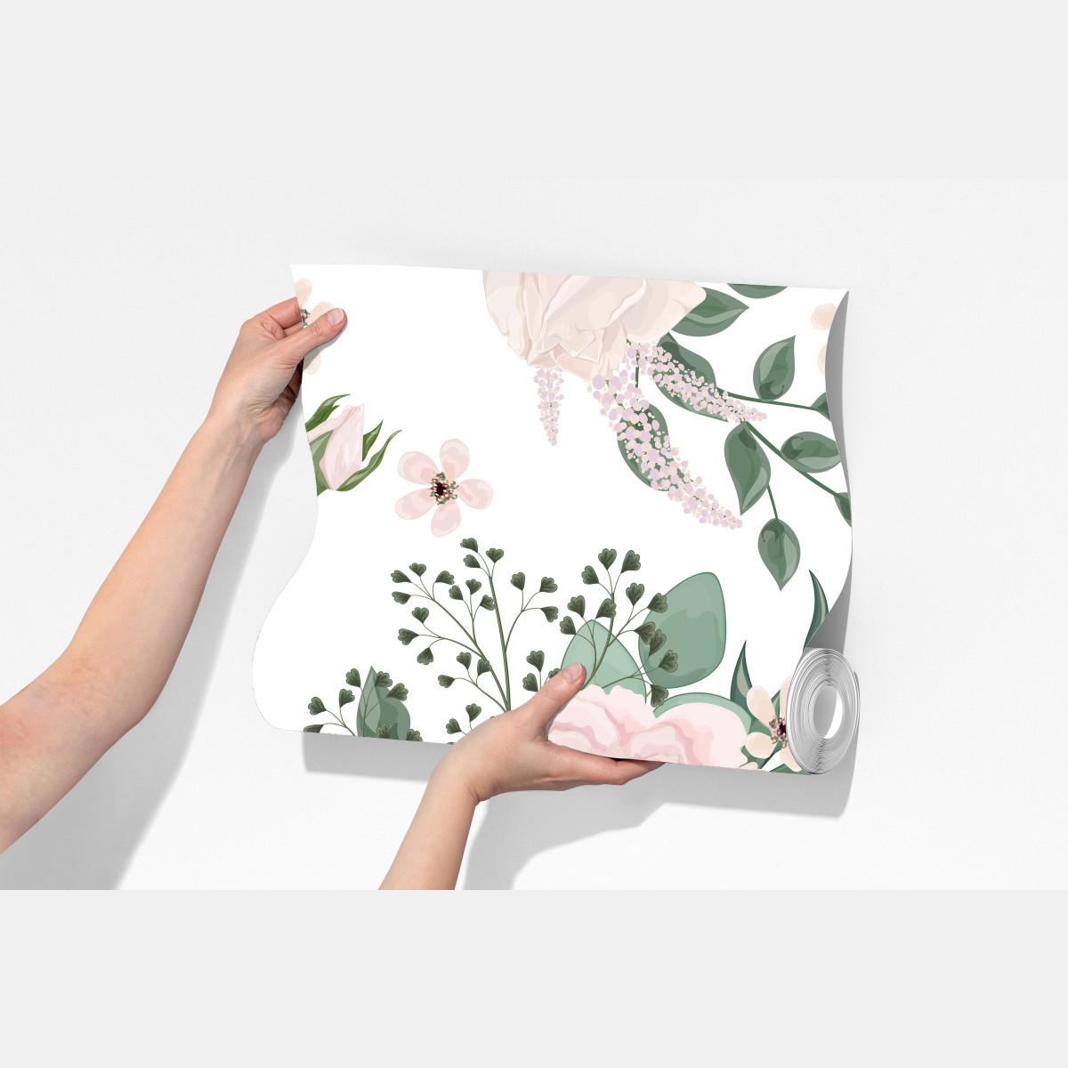 Fototapeta delikatny różowy wzór peonii – Wallissimo® Fototapeta delikatny różowy wzór peonii – Wallissimo®