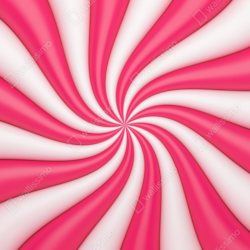 Fototapeta różowa cukierkowa spirala – Wallissimo® Fototapeta różowa cukierkowa spirala – Wallissimo®