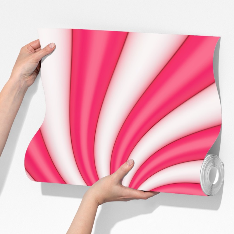Fototapeta różowa cukierkowa spirala – Wallissimo® Fototapeta różowa cukierkowa spirala – Wallissimo®