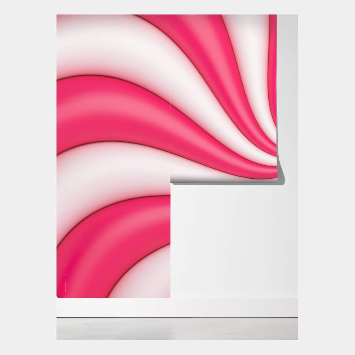 Fototapeta różowa cukierkowa spirala – Wallissimo® Fototapeta różowa cukierkowa spirala – Wallissimo®