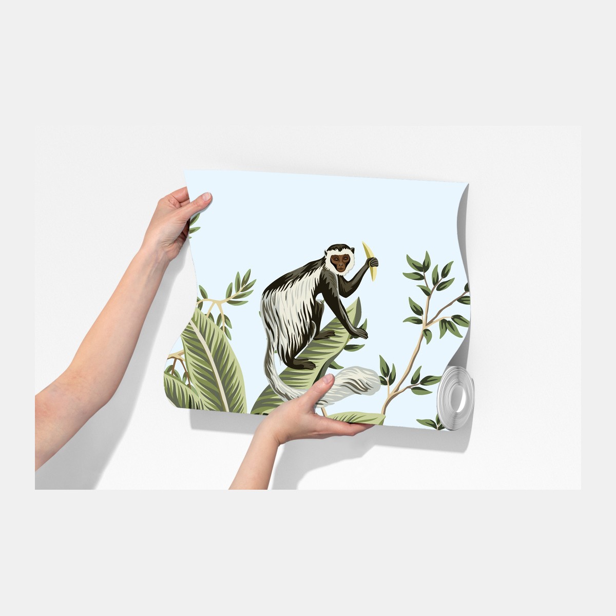 Fototapeta tropikalna dżungla ze zwierzętami – Wallissimo® Fototapeta tropikalna dżungla ze zwierzętami – Wallissimo®