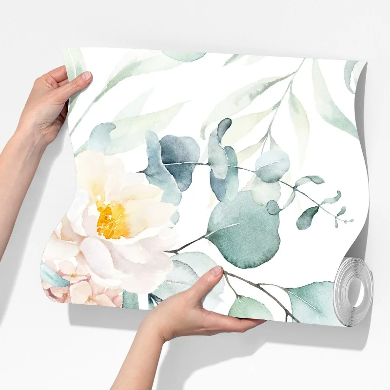 Fototapeta delikatny akwarelowy bukiet kwiatów – Wallissimo® Fototapeta delikatny akwarelowy bukiet kwiatów – Wallissimo®