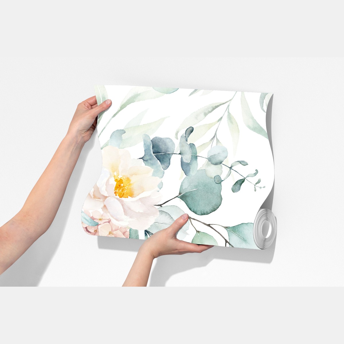 Fototapeta delikatny akwarelowy bukiet kwiatów – Wallissimo® Fototapeta delikatny akwarelowy bukiet kwiatów – Wallissimo®