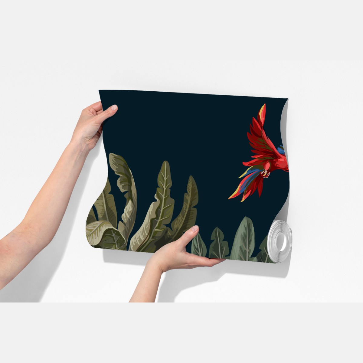 Fototapeta tropikalna scena dżungli z dziką fauną – Wallissimo® Fototapeta tropikalna scena dżungli z dziką fauną – Wallissimo®