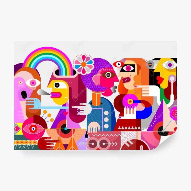 Fototapeta słoneczna łąka o zachodzie słońca – Wallissimo®