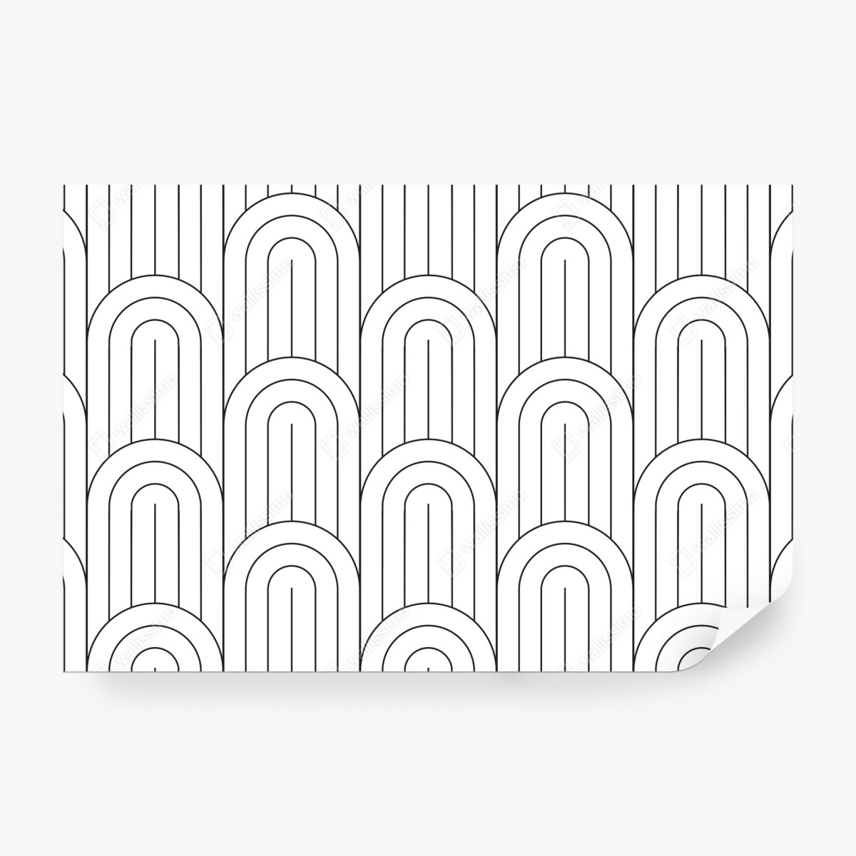 Fototapeta monochromatyczny wzór łuków – Wallissimo® Fototapeta monochromatyczny wzór łuków – Wallissimo®