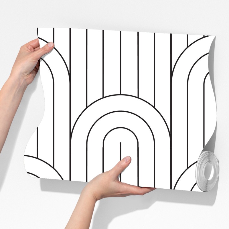 Fototapeta monochromatyczny wzór łuków – Wallissimo® Fototapeta monochromatyczny wzór łuków – Wallissimo®