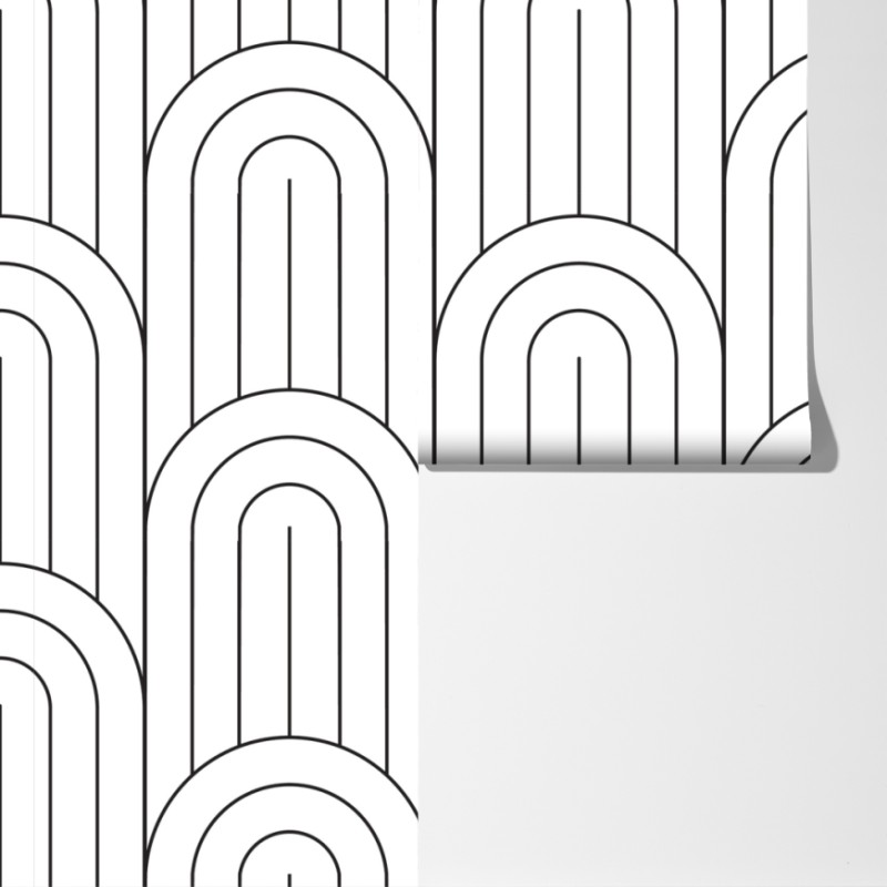 Fototapeta monochromatyczny wzór łuków – Wallissimo® Fototapeta monochromatyczny wzór łuków – Wallissimo®