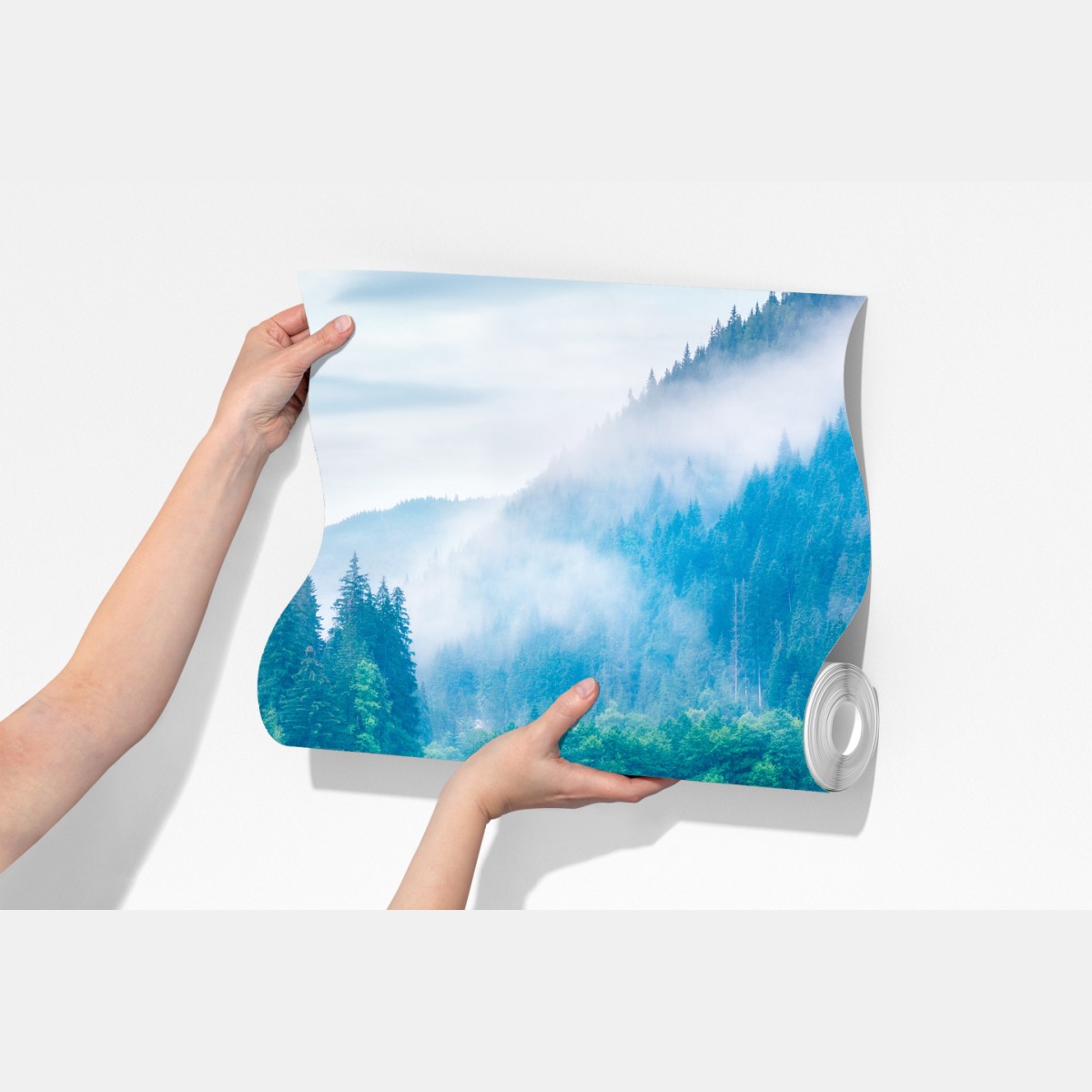 Fototapeta mglisty poranek nad jeziorem Lacu Rosu, Rumunia – Wallissimo® Fototapeta mglisty poranek nad jeziorem Lacu Rosu, Rumunia – Wallissimo®