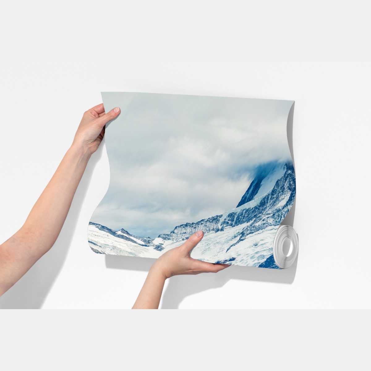 Fototapeta poranek nad jeziorem Bachalp, Alpy Szwajcarskie – Wallissimo® Fototapeta poranek nad jeziorem Bachalp, Alpy Szwajcarskie – Wallissimo®