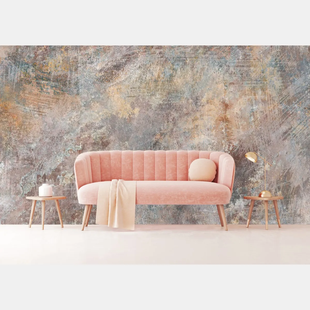 Fototapeta subtelna teksturowana abstrakcja w ciepłych neutralnych tonach – Wallissimo® Fototapeta subtelna teksturowana abstrakcja w ciepłych neutralnych tonach – Wallissimo®