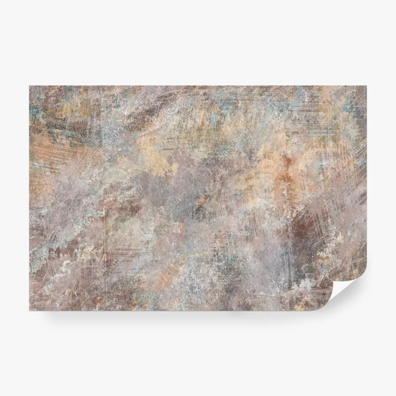 Wall mural subtle textured abstract in warm neutrals