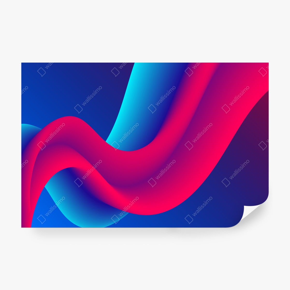 Fototapeta żywe falujące gradienty – Wallissimo® Fototapeta żywe falujące gradienty – Wallissimo®