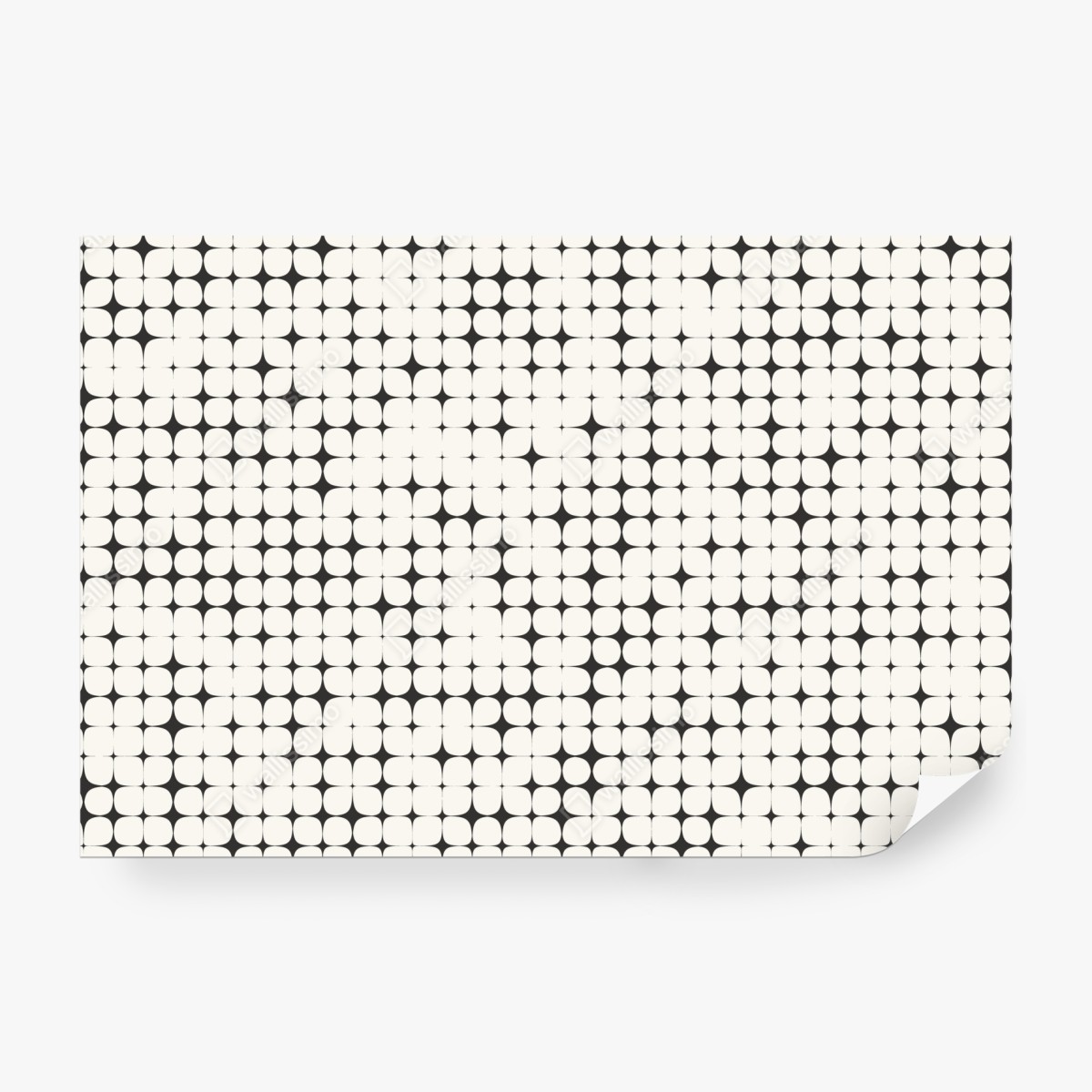 Fototapeta monochromatyczny geometryczny wzór z kropkami – Wallissimo® Fototapeta monochromatyczny geometryczny wzór z kropkami – Wallissimo®