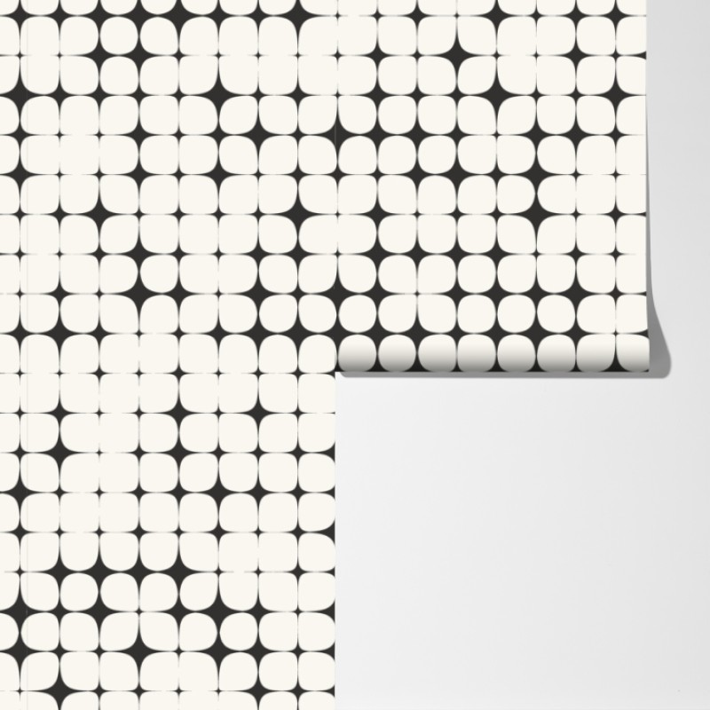 Fototapeta monochromatyczny geometryczny wzór z kropkami – Wallissimo® Fototapeta monochromatyczny geometryczny wzór z kropkami – Wallissimo®