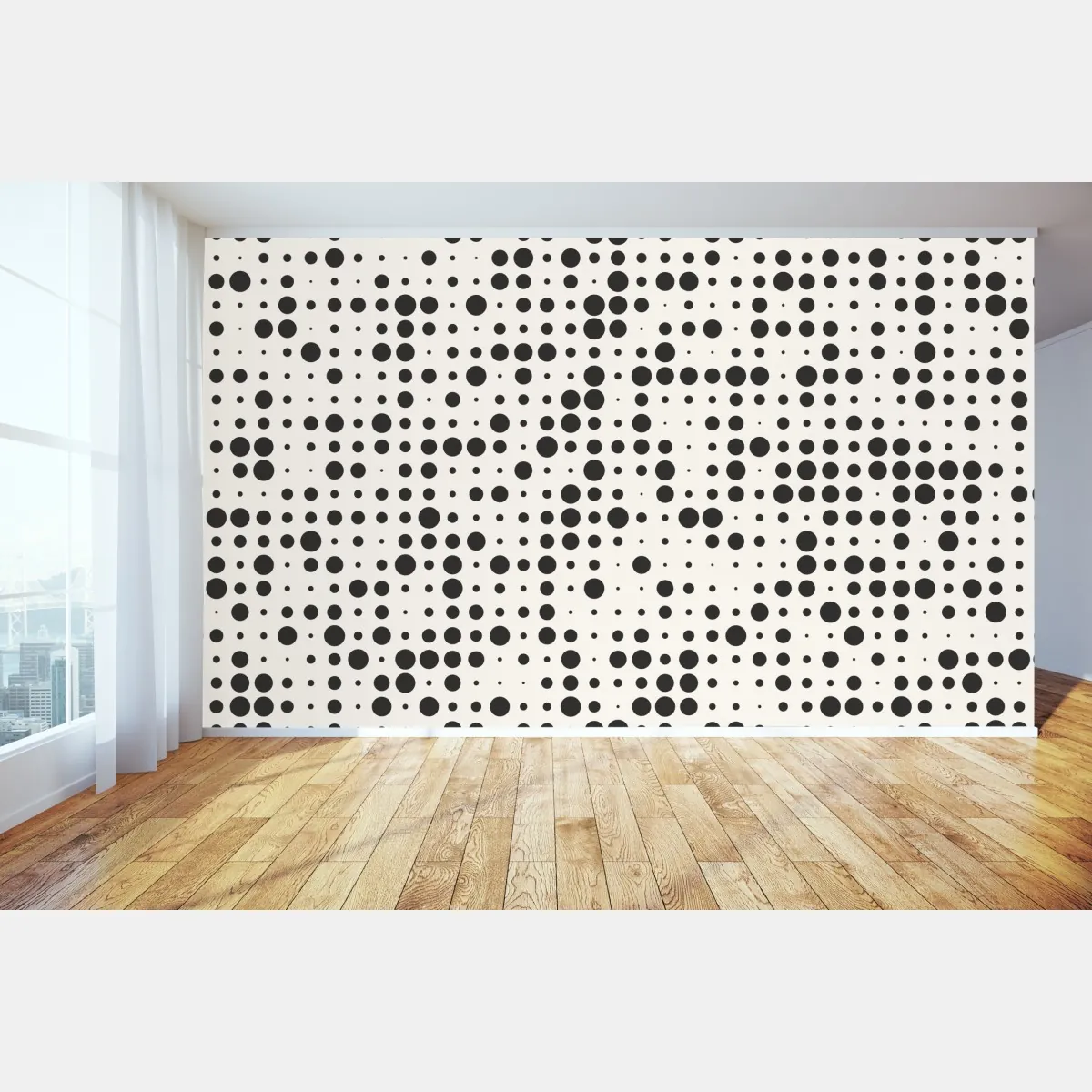 Fototapeta minimalistyczny wzór kropek – Wallissimo® Fototapeta minimalistyczny wzór kropek – Wallissimo®