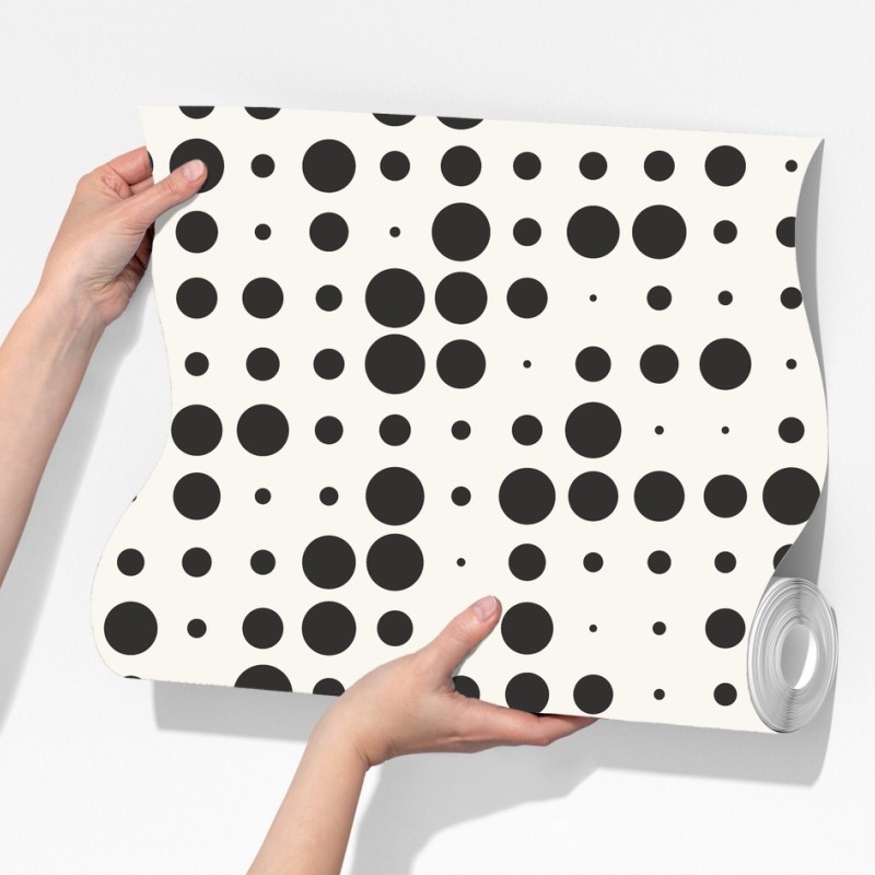 Fototapeta minimalistyczny wzór kropek – Wallissimo® Fototapeta minimalistyczny wzór kropek – Wallissimo®