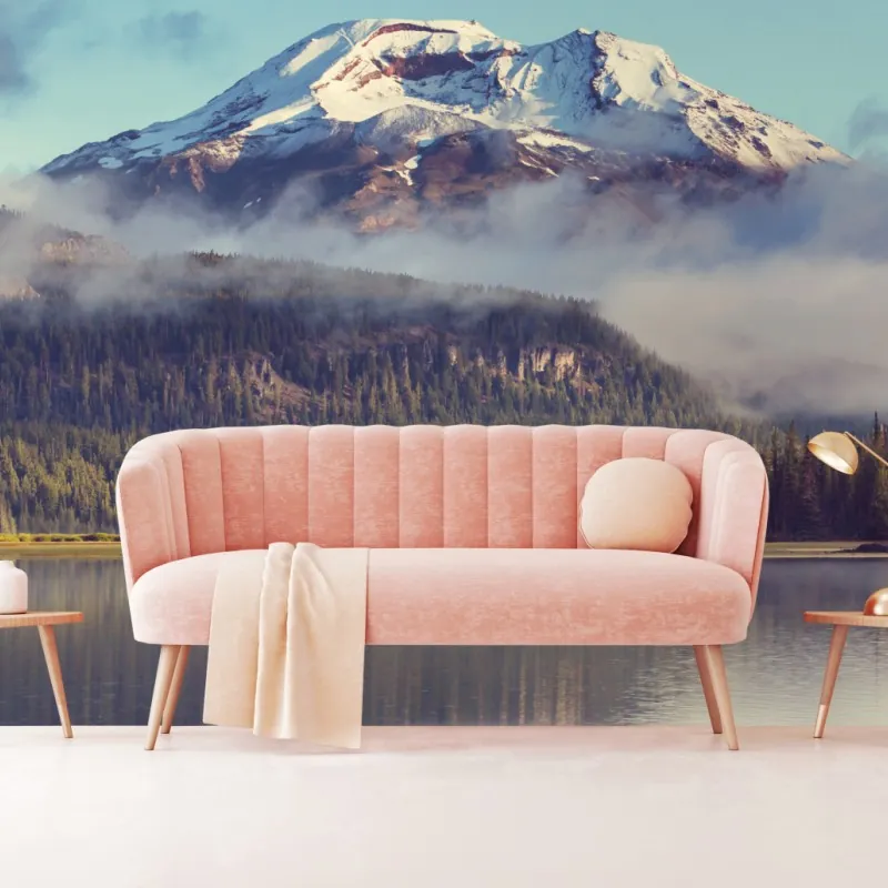 Fototapeta spokojne górskie jezioro w Oregonie – Wallissimo® Fototapeta spokojne górskie jezioro w Oregonie – Wallissimo®